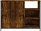vidaXL - Dressoir - 100x33x75 - cm - bewerkt - hout - gerookt - eikenkleurig