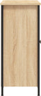 vidaXL - Dressoir - 100x33x75 - cm - bewerkt - hout - sonoma - eikenkleurig