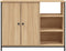 vidaXL - Dressoir - 100x33x75 - cm - bewerkt - hout - sonoma - eikenkleurig