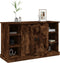 vidaXL - Dressoir - 100x35,5x60 - cm - bewerkt - hout - gerookt - eikenkleurig