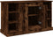 vidaXL - Dressoir - 100x35,5x60 - cm - bewerkt - hout - gerookt - eikenkleurig