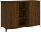 vidaXL - Dressoir - 100x35x70 - cm - bewerkt - hout - bruin - eikenkleur