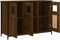 vidaXL - Dressoir - 100x35x70 - cm - bewerkt - hout - bruin - eikenkleur