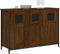 vidaXL - Dressoir - 100x35x70 - cm - bewerkt - hout - bruin - eikenkleur