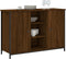 vidaXL - Dressoir - 100x35x70 - cm - bewerkt - hout - bruin - eikenkleur