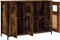 vidaXL - Dressoir - 100x35x70 - cm - bewerkt - hout - gerookt - eikenkleurig