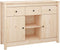 vidaXL - Dressoir - 100x35x74,5 - cm - massief - grenenhout