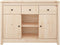 vidaXL - Dressoir - 100x35x74,5 - cm - massief - grenenhout