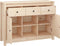 vidaXL - Dressoir - 100x35x74,5 - cm - massief - grenenhout