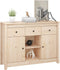 vidaXL - Dressoir - 100x35x74,5 - cm - massief - grenenhout