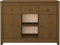 vidaXL - Dressoir - 100x35x74,5 - cm - massief - grenenhout - honingbruin