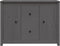 vidaXL - Dressoir - 100x35x74 - cm - massief - grenenhout - grijs