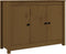 vidaXL - Dressoir - 100x35x74 - cm - massief - grenenhout - honingbruin