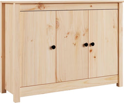 vidaXL - Dressoir - 100x35x74 - cm - massief - grenenhout