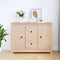 vidaXL - Dressoir - 100x35x74 - cm - massief - grenenhout