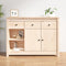 vidaXL - Dressoir - 100x35x74 - cm - massief - grenenhout