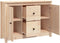 vidaXL - Dressoir - 100x35x74 - cm - massief - grenenhout