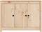 vidaXL - Dressoir - 100x35x74 - cm - massief - grenenhout