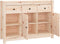 vidaXL - Dressoir - 100x35x74 - cm - massief - grenenhout
