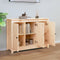 vidaXL - Dressoir - 100x35x74 - cm - massief - grenenhout