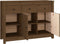 vidaXL - Dressoir - 100x35x74 - cm - massief - grenenhout - honingbruin