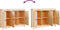 vidaXL - Dressoir - 100x35x74 - cm - massief - grenenhout