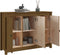 vidaXL - Dressoir - 100x35x74 - cm - massief - grenenhout - honingbruin