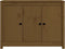 vidaXL - Dressoir - 100x35x74 - cm - massief - grenenhout - honingbruin