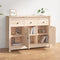 vidaXL - Dressoir - 100x35x74 - cm - massief - grenenhout