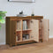 vidaXL - Dressoir - 100x35x74 - cm - massief - grenenhout - honingbruin