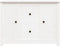 vidaXL - Dressoir - 100x35x74 - cm - massief - grenenhout - wit