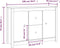 vidaXL - Dressoir - 100x35x74 - cm - massief - grenenhout - wit