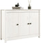 vidaXL - Dressoir - 100x35x74 - cm - massief - grenenhout - wit