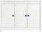 vidaXL - Dressoir - 100x35x74 - cm - massief - grenenhout - wit