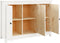 vidaXL - Dressoir - 100x35x74 - cm - massief - grenenhout - wit