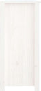 vidaXL - Dressoir - 100x35x74 - cm - massief - grenenhout - wit