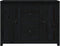 vidaXL - Dressoir - 100x35x74 - cm - massief - grenenhout - zwart