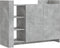 vidaXL - Dressoir - 100x35x75 - cm - bewerkt - hout - betongrijs