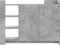 vidaXL - Dressoir - 100x35x75 - cm - bewerkt - hout - betongrijs