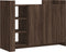 vidaXL - Dressoir - 100x35x75 - cm - bewerkt - hout - bruin - eikenkleur