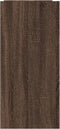 vidaXL - Dressoir - 100x35x75 - cm - bewerkt - hout - bruin - eikenkleur