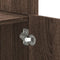 vidaXL - Dressoir - 100x35x75 - cm - bewerkt - hout - bruin - eikenkleur