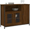 vidaXL - Dressoir - 100x35x75 - cm - bewerkt - hout - bruin - eikenkleur