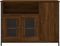 vidaXL - Dressoir - 100x35x75 - cm - bewerkt - hout - bruin - eikenkleur