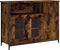 vidaXL - Dressoir - 100x35x75 - cm - bewerkt - hout - gerookt - eikenkleurig