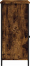 vidaXL - Dressoir - 100x35x75 - cm - bewerkt - hout - gerookt - eikenkleurig