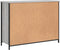 vidaXL - Dressoir - 100x35x75 - cm - bewerkt - hout - grijs - sonoma