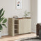vidaXL - Dressoir - 100x35x75 - cm - bewerkt - hout - sonoma - eikenkleurig