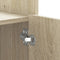 vidaXL - Dressoir - 100x35x75 - cm - bewerkt - hout - sonoma - eikenkleurig