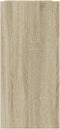 vidaXL - Dressoir - 100x35x75 - cm - bewerkt - hout - sonoma - eikenkleurig